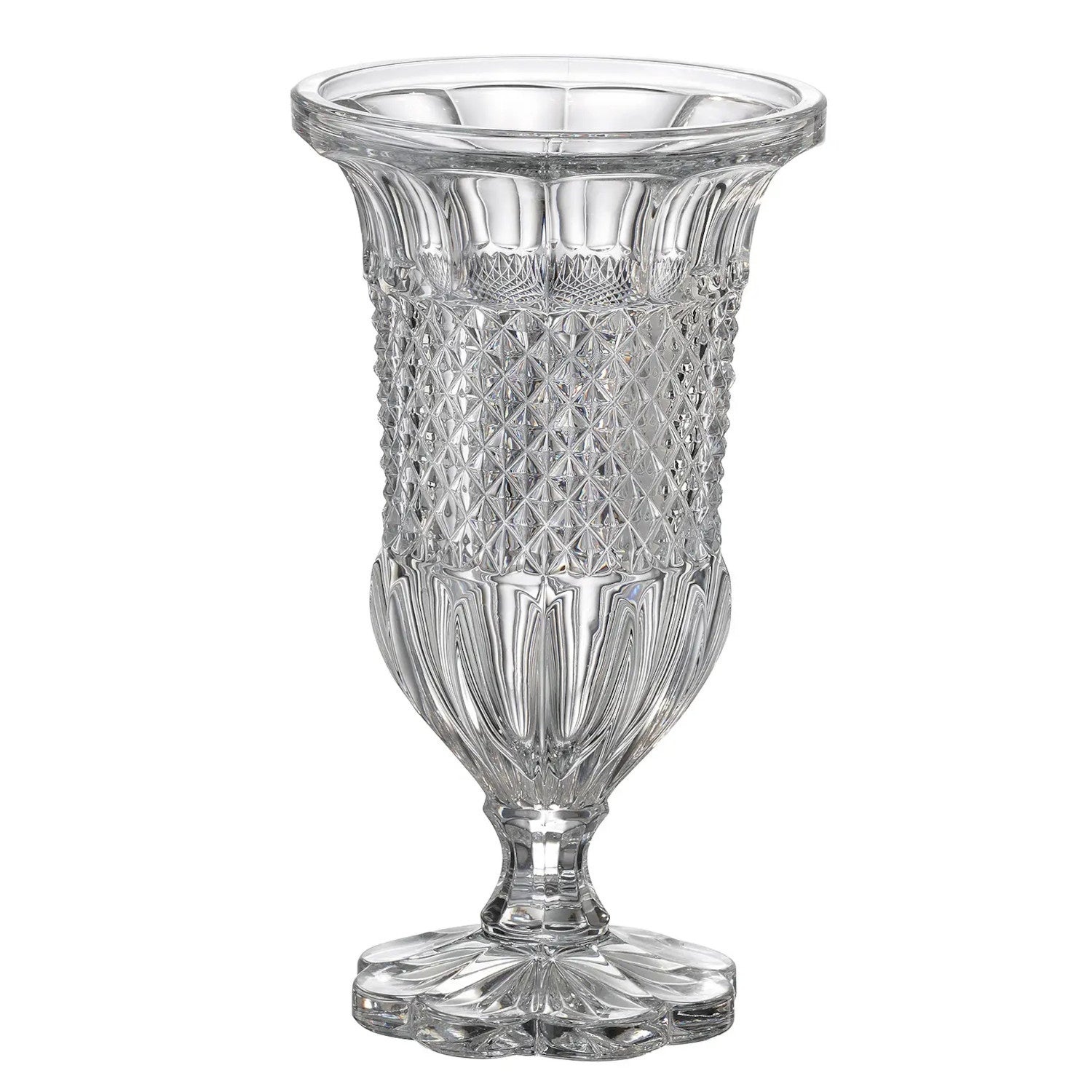 Bohemia Crystal Alexandria Footed Vase 30cm – Bartan Kitchenware 