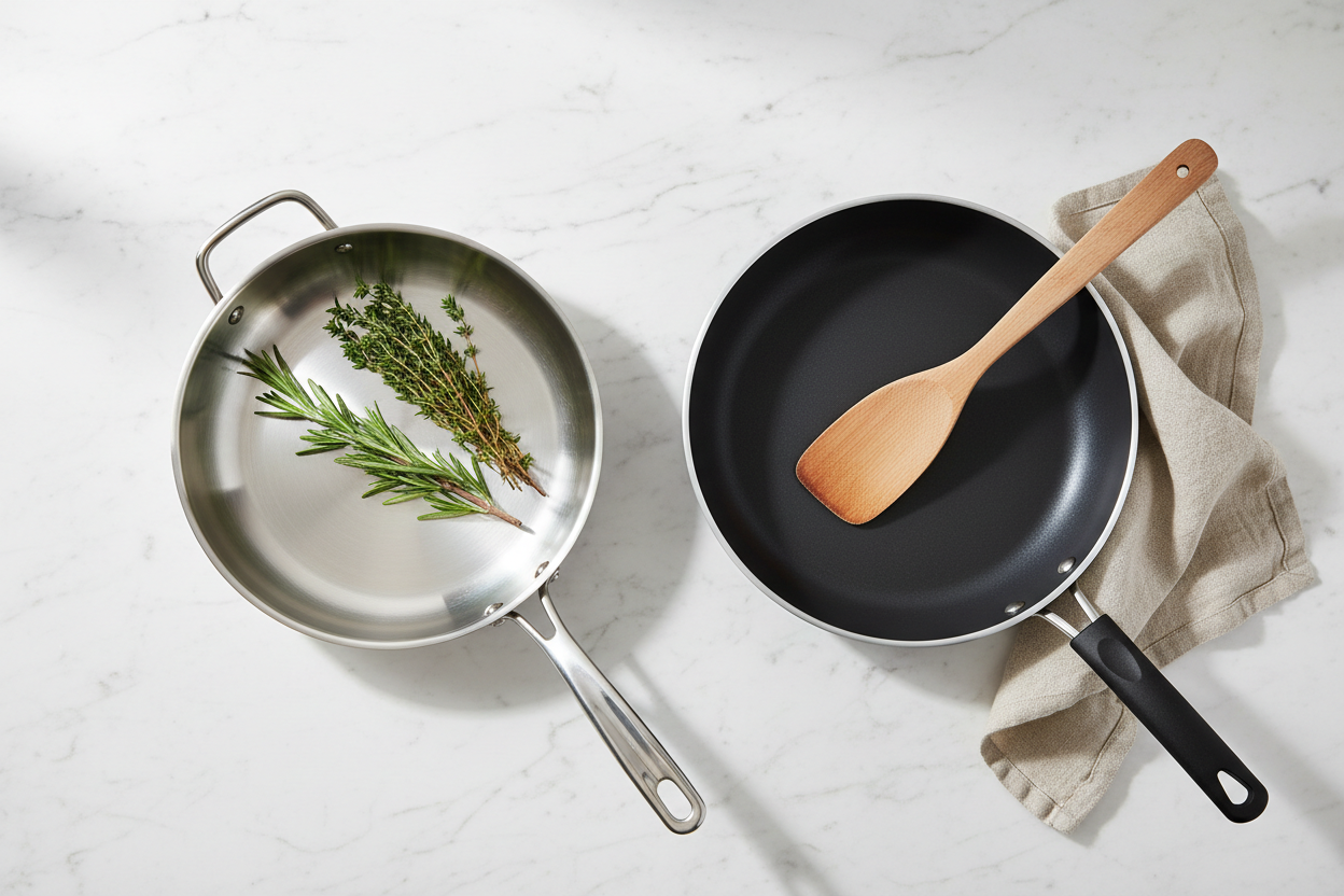 Stainless Steel vs Non-Stick Cookware: Which Is Right for Your Kitchen?
