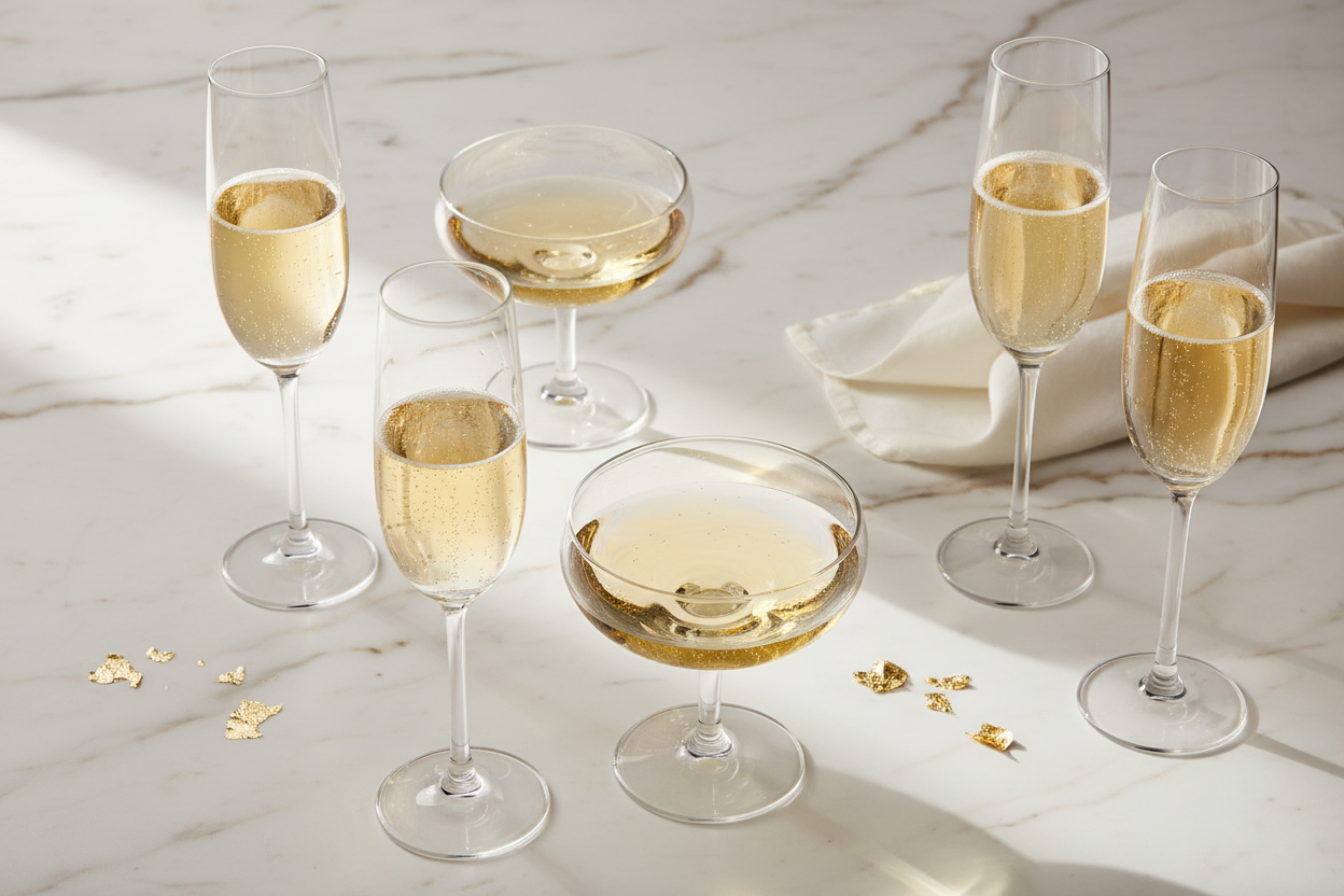 Champagne Glasses & Flutes