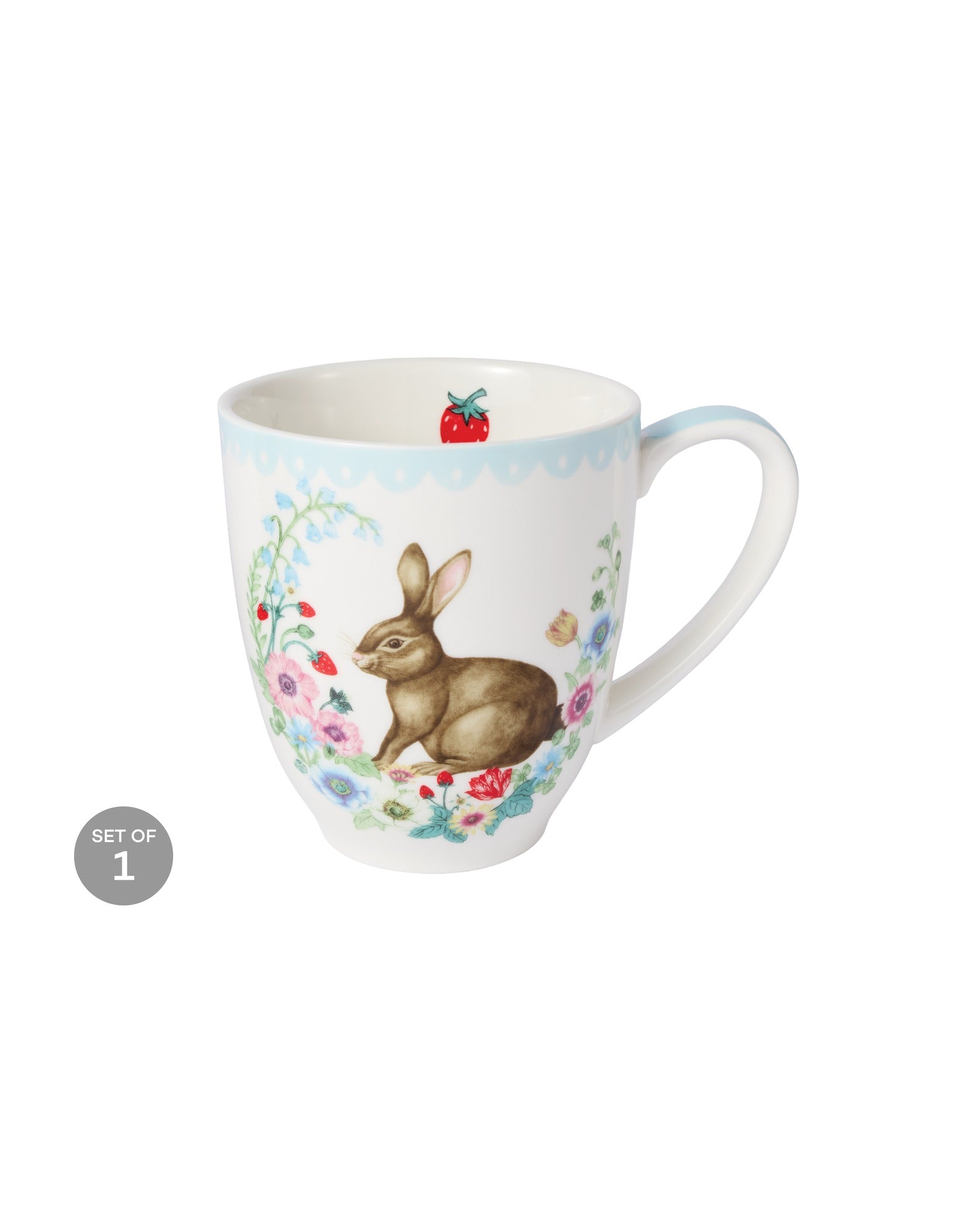 Maxwell & Williams Clover & Cottontail Meadow Bunny Mug 375ML Gift Boxed