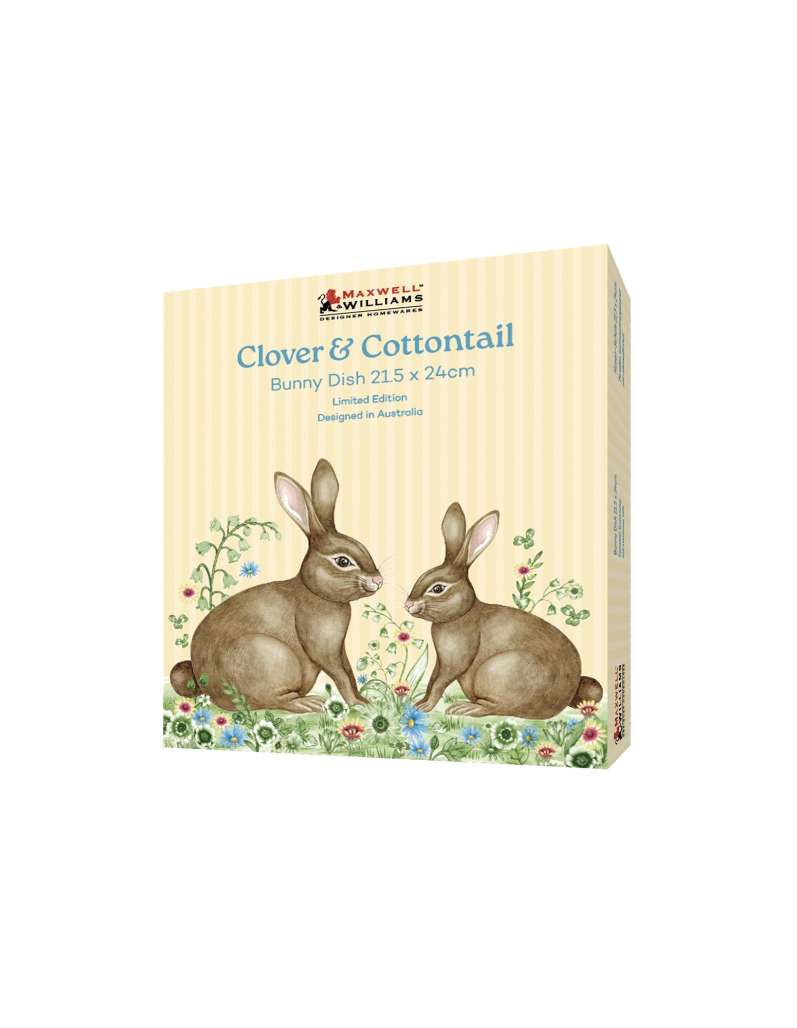 Maxwell & Williams Clover & Cottontail Bunny Dish 21.5x24cm Gift Boxed