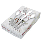Whitehill Baby Stainless Steel Teddy's Table Child's 4 Piece Cutlery Set