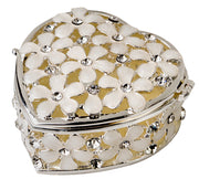 Russell Collection Giftware - Epoxy Jewellery Box Flowers 5.60x6x3cm