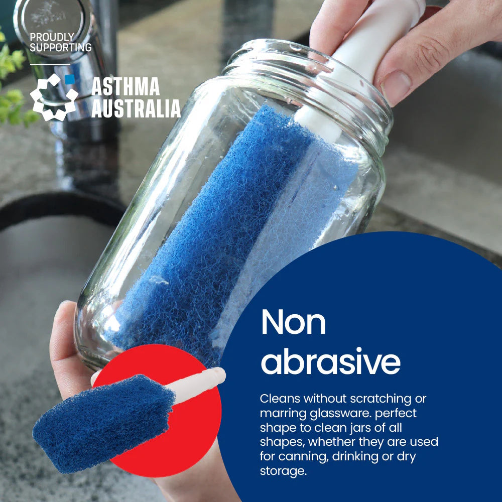White Magic Jar Washing Brush