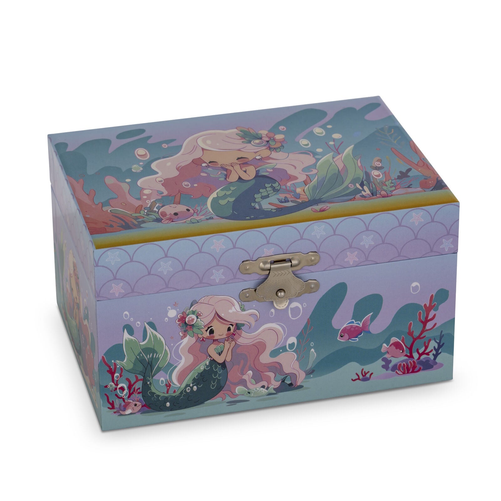 Russell Collection Giftware - Music Box Mermaid Adella 14.8x10.xX8.4cm