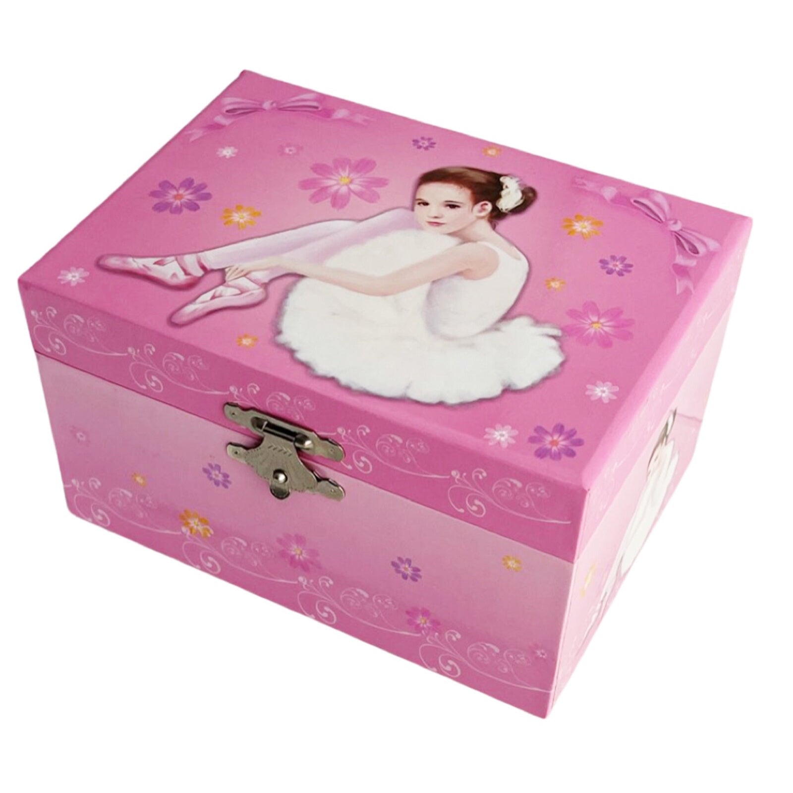 Russell Collection Giftware - Rectangle Music Box Ballerina Clara