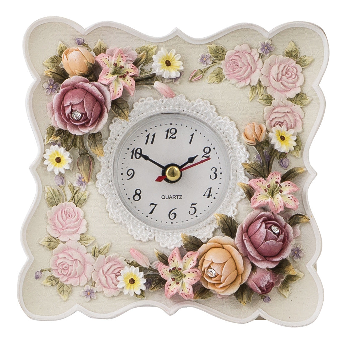 Russell Collection Giftware - Resin Clock Elena