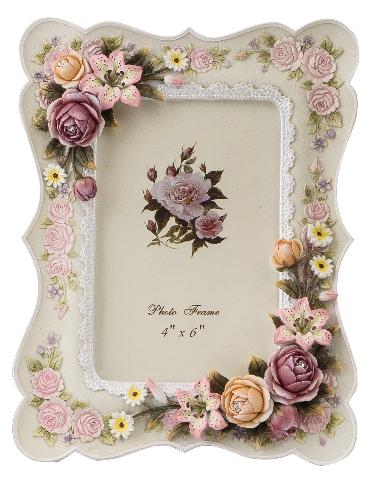 Russell Collection Giftware - 4X6" Resin Photo Frame Elena