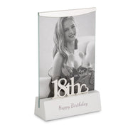 Russell Collection Occasion Specific Giftware - 18TH Birthday 4X6" Shadow Photo Frame