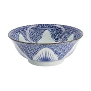 Tokyo Design Studio Lily Flower Ramen Bowl 20.5x8cm Blue