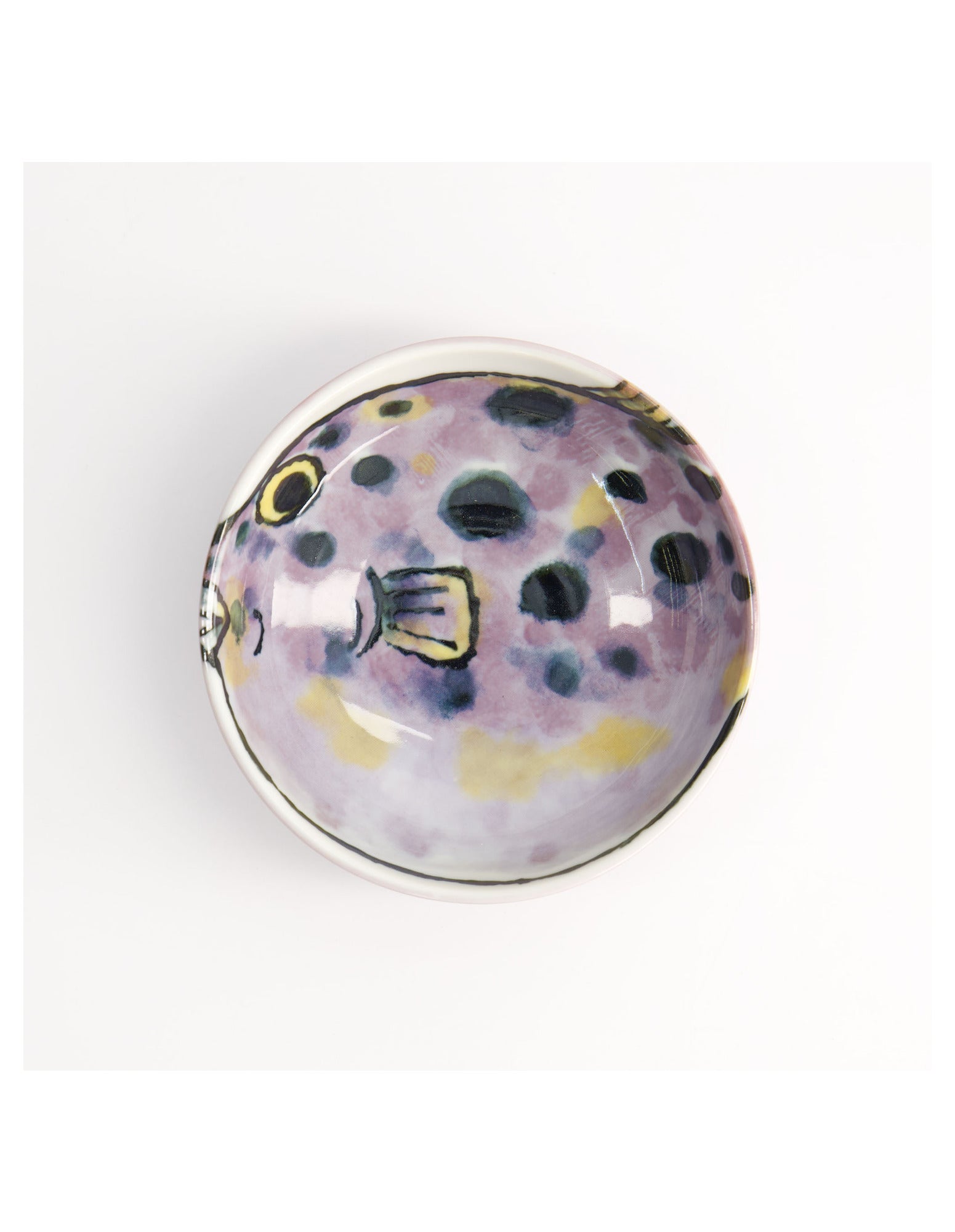 Tokyo Design Studio Seafood Dish 9.5x3cm Fugu Purple