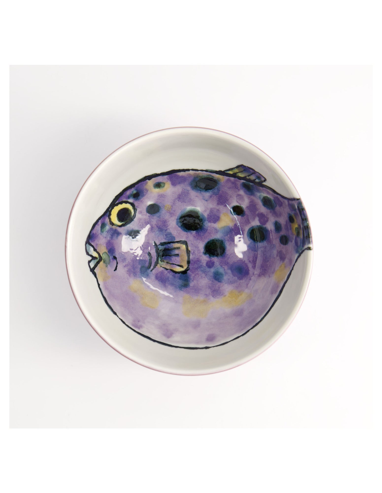 Tokyo Design Studio Seafood Bowl 13x7cm Fugu Purple