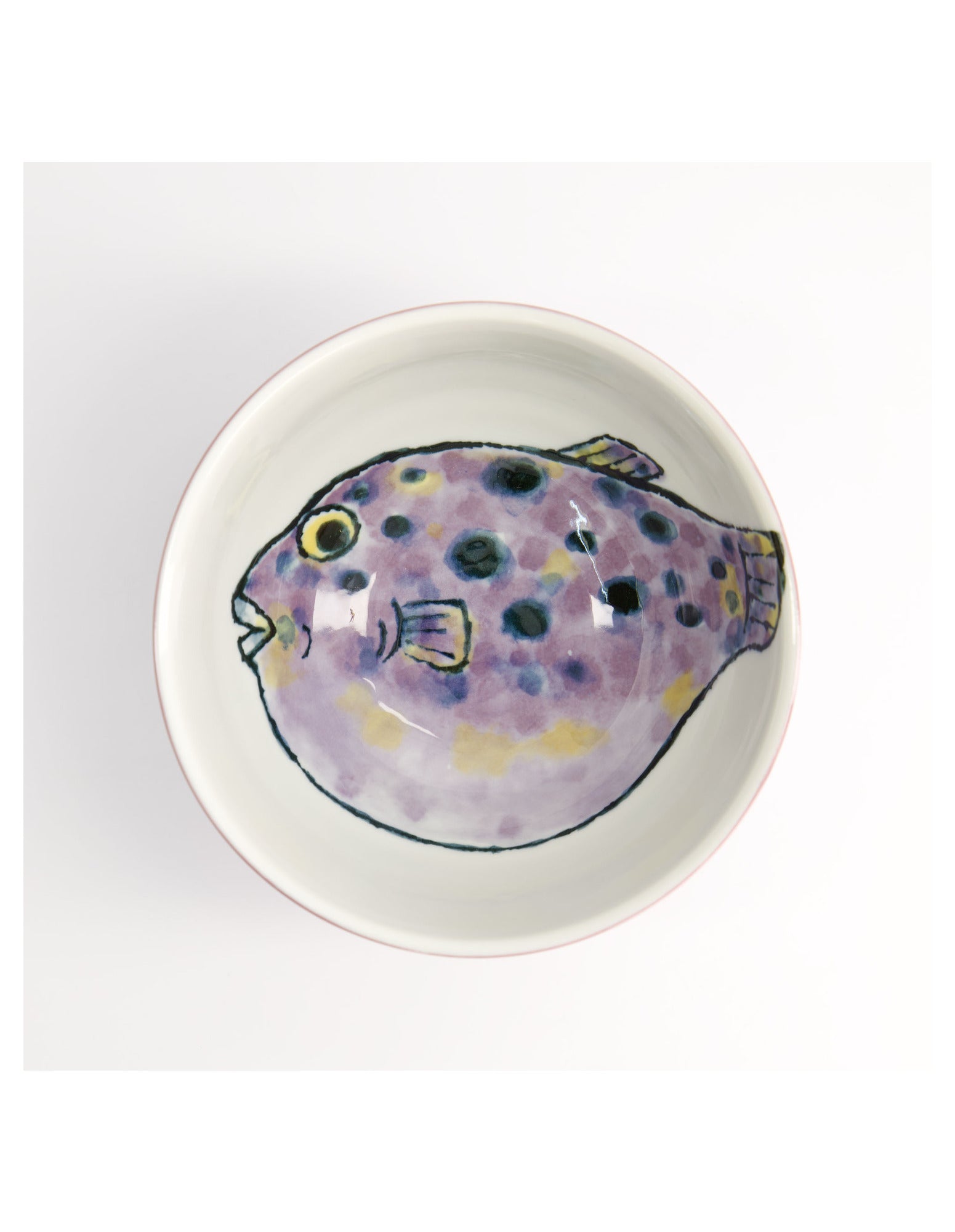 Tokyo Design Studio Seafood Bowl 15.5x8cm Fugu Purple
