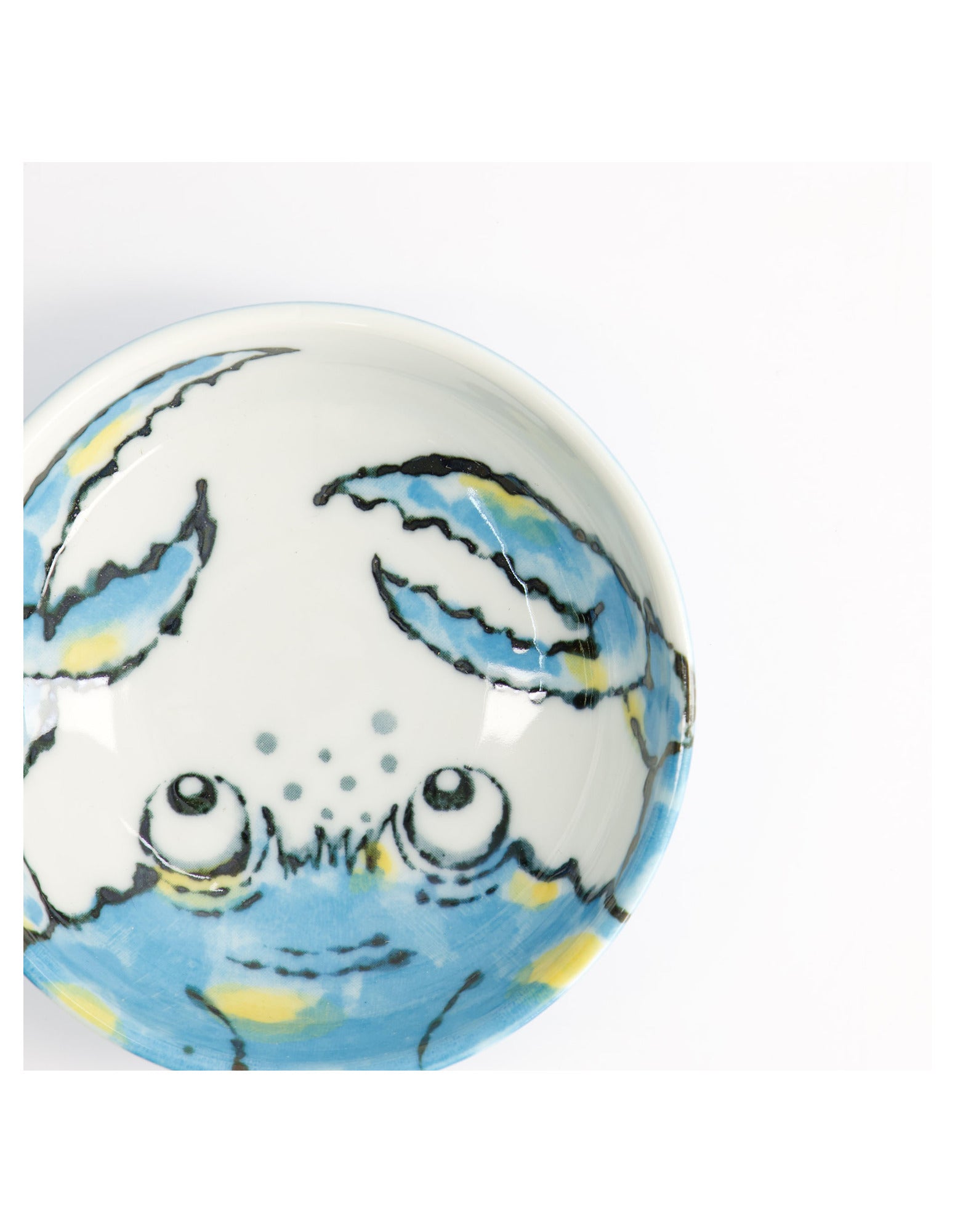 Tokyo Design Studio Seafood Dish 9.5x3cm Crab Light Blue