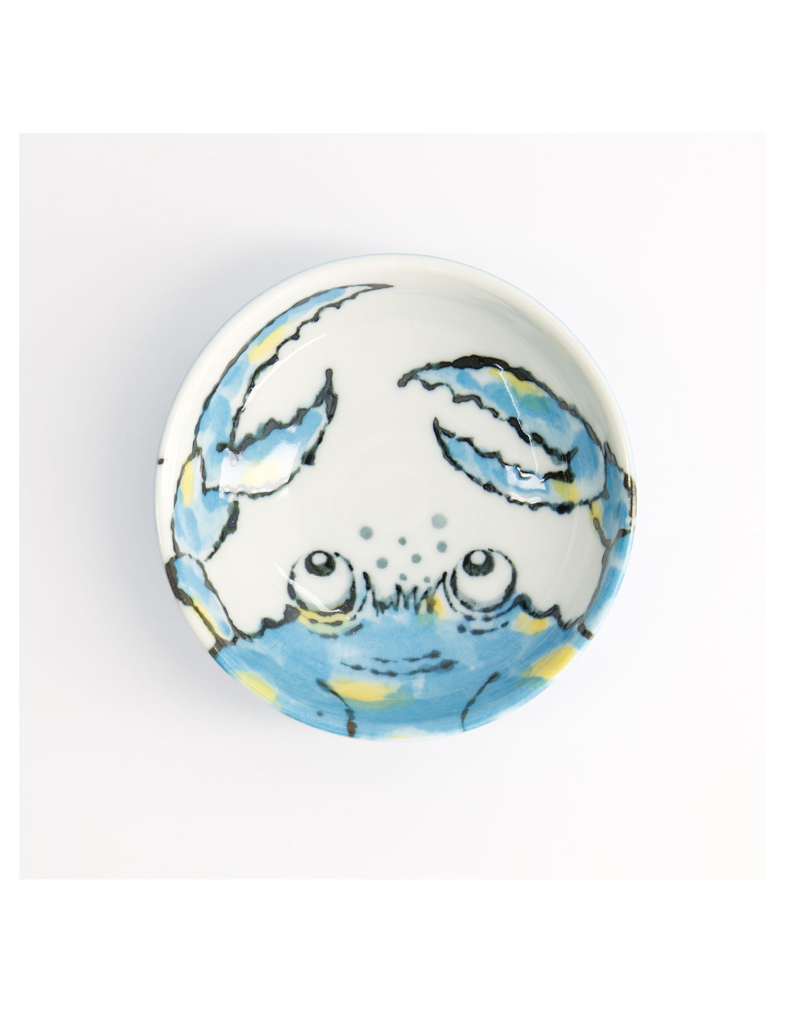 Tokyo Design Studio Seafood Dish 9.5x3cm Crab Light Blue