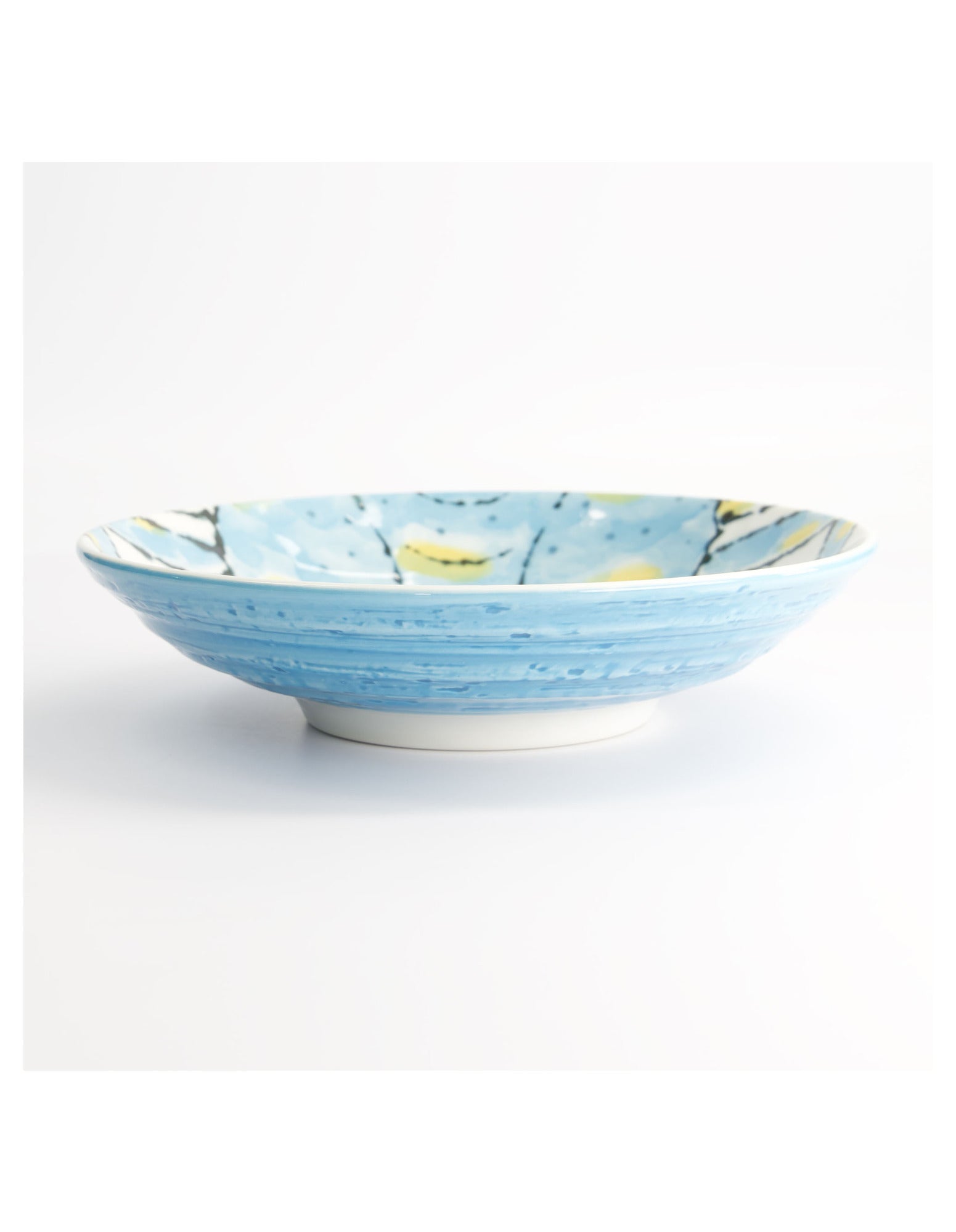 Tokyo Design Studio Seafood Deep Plate 21.5x5cm Crab Light Blue