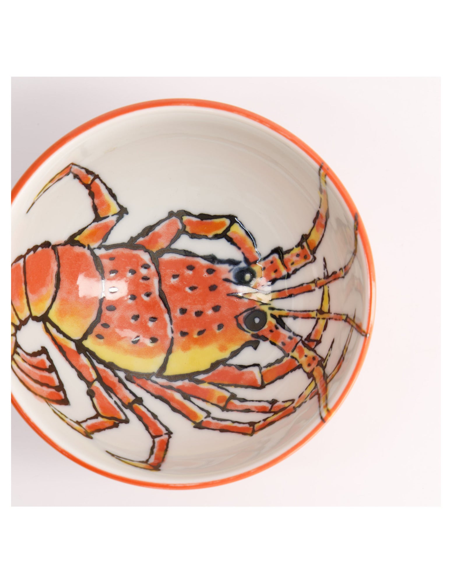 Tokyo Design Studio Seafood Rice Bowl 11x6cm Lobster Red