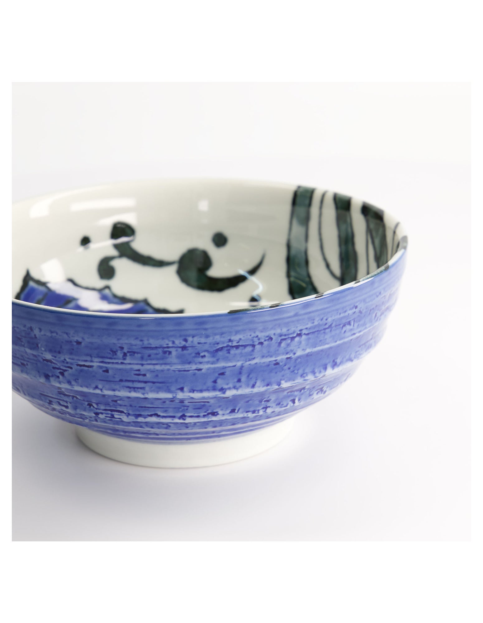 Tokyo Design Studio Seafood Ramen Bowl 18.5x8cm Snapper Blue