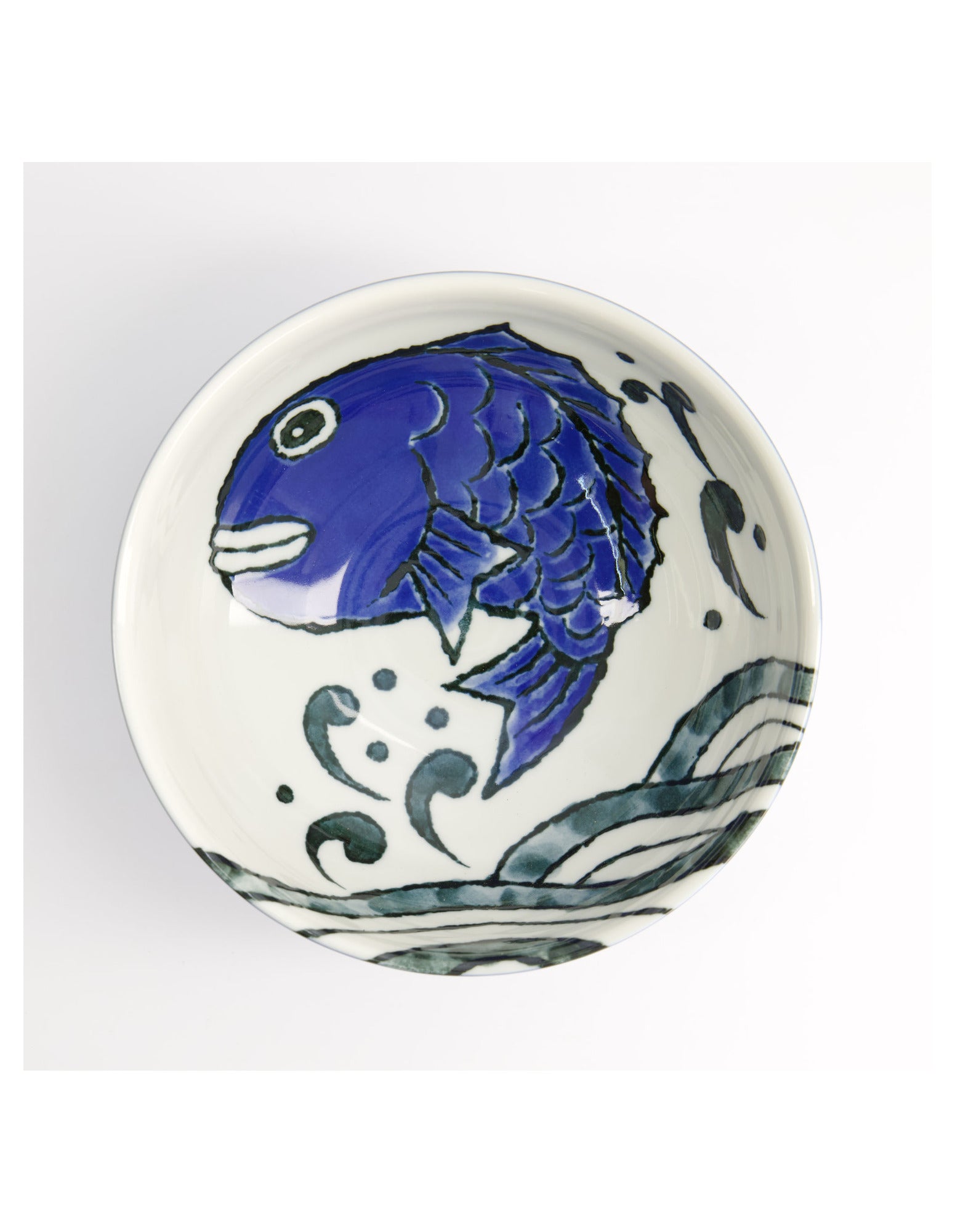 Tokyo Design Studio Seafood Ramen Bowl 18.5x8cm Snapper Blue