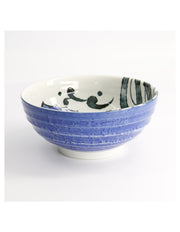 Tokyo Design Studio Seafood Ramen Bowl 18.5x8cm Snapper Blue
