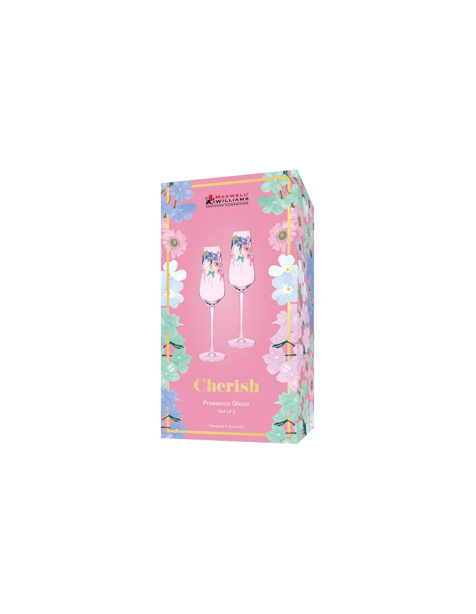 Maxwell & Williams Cherish Prosecco Glass 240ML Set of 2 Gift Boxed