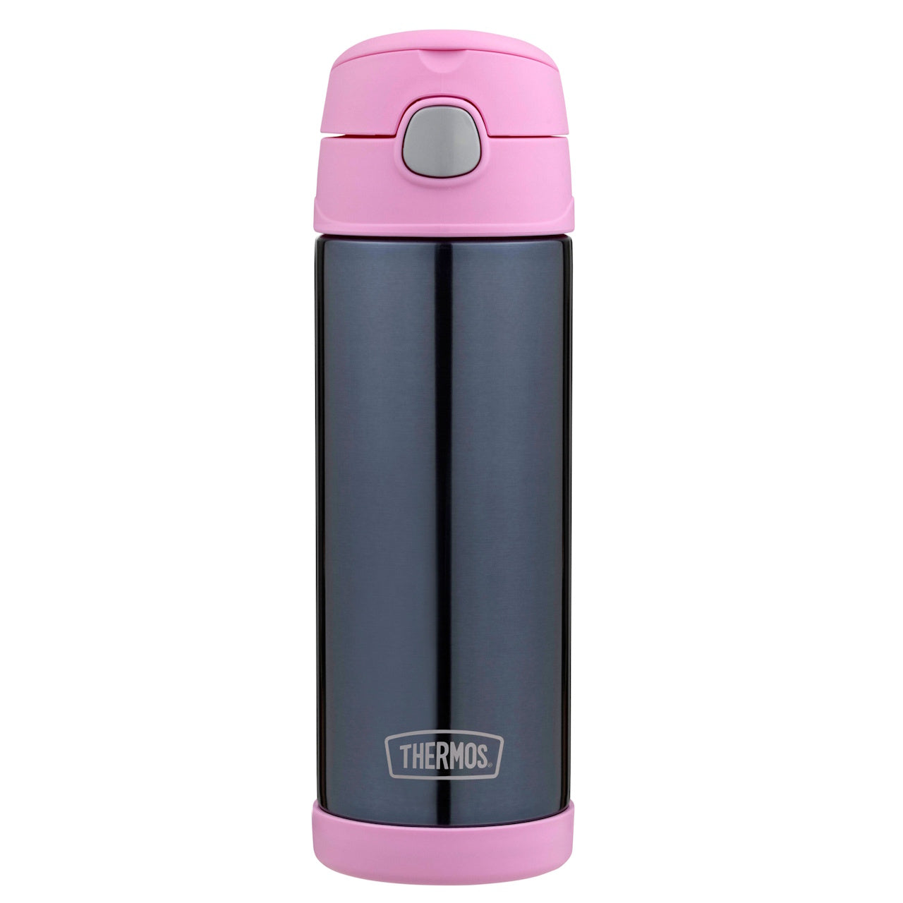 Thermos 470ml FUNtainer® Drink Bottle Denim Blue/Pink