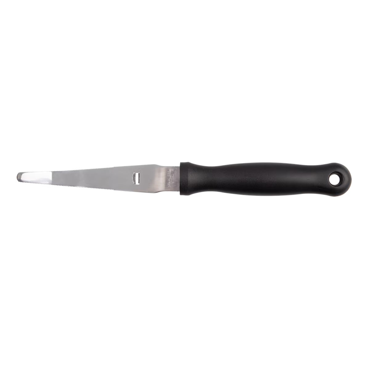 Appetito Stainless Steel Grapefruit Knife W/ Black Handle