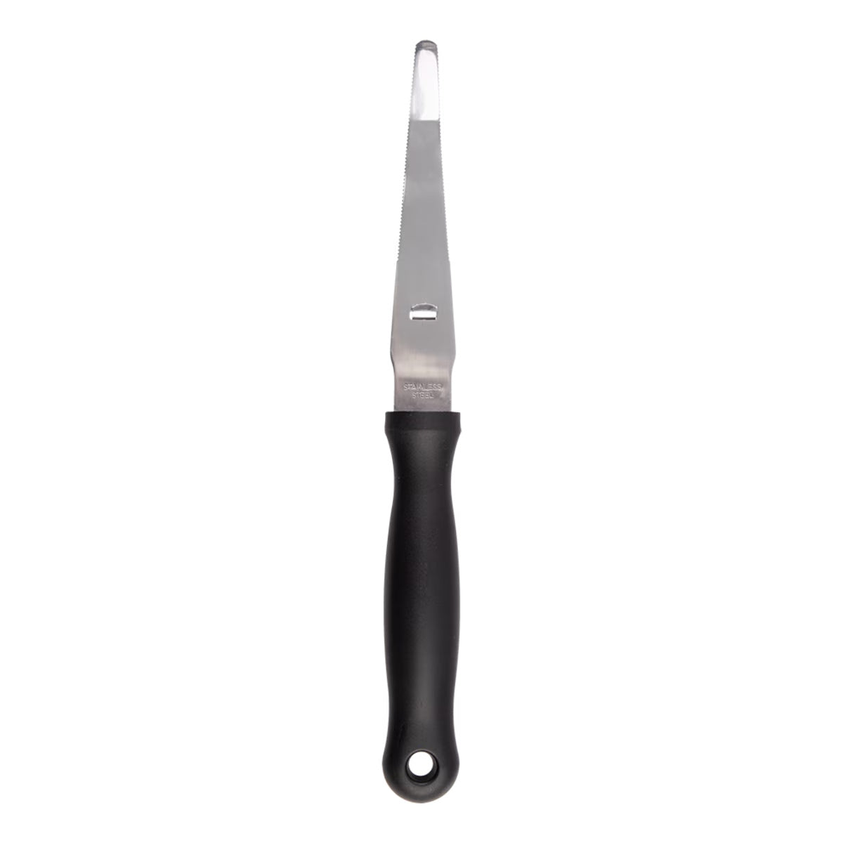 Appetito Stainless Steel Grapefruit Knife W/ Black Handle