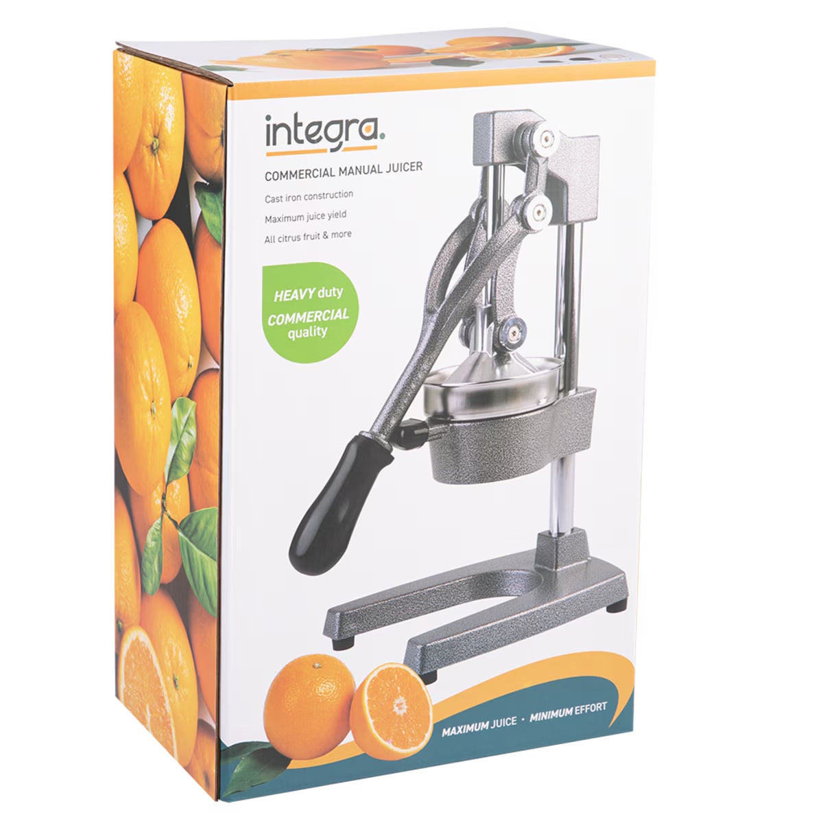 Integra Cast Iron Commercial Manual Juicer Grey