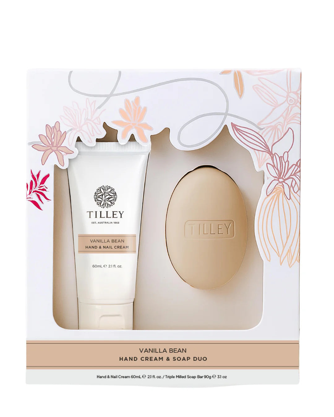 Tilley Vanilla Bean Hand Cream & Soap Duo