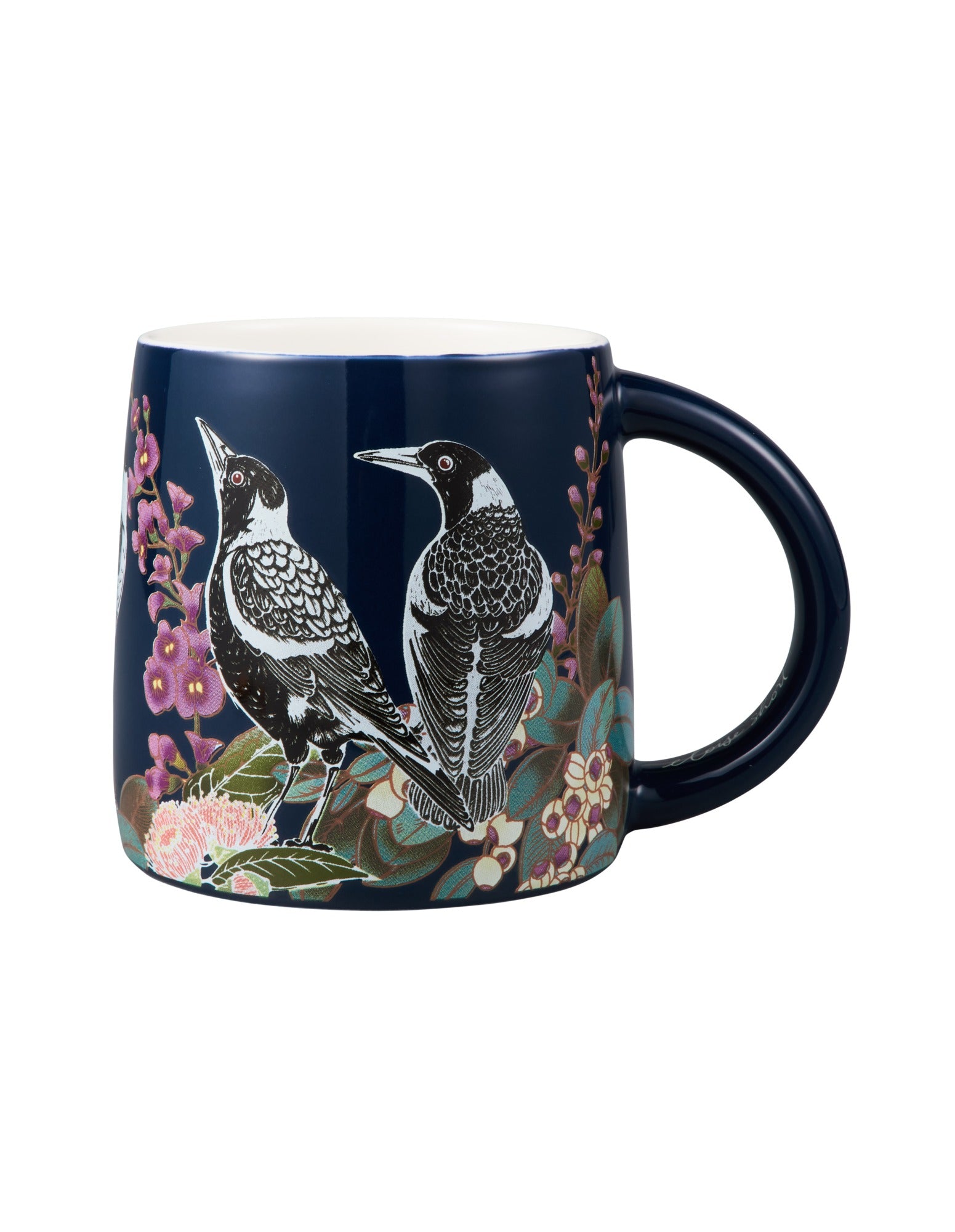 Maxwell & Williams Eloise Short Native Grace Magpie Mug 350ML