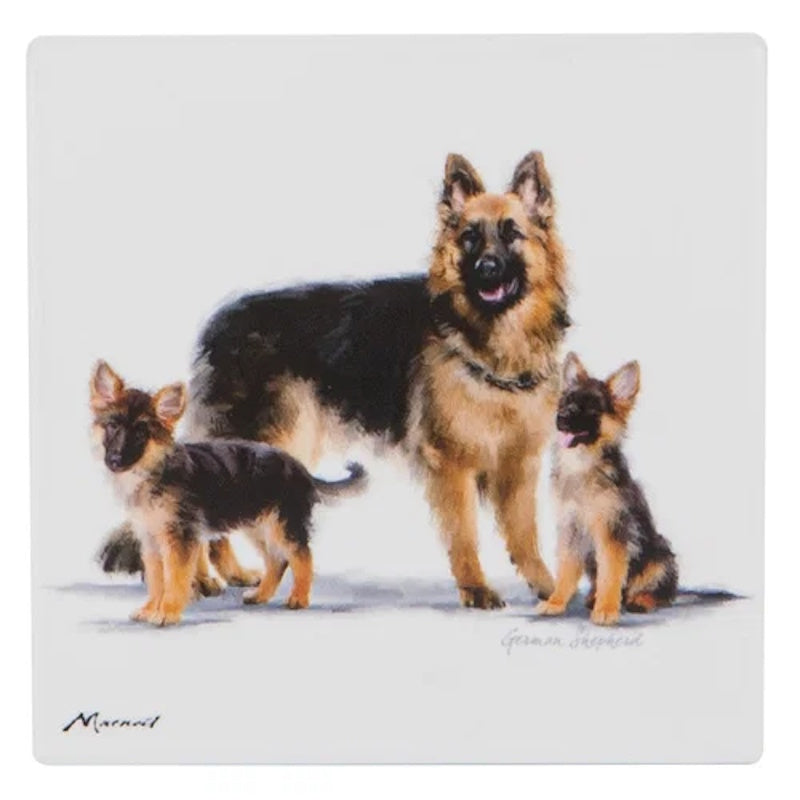 Ashdene Puppy Love German Shepherd Ceramic Coaster