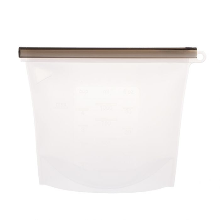 Appetito Silicone Reusable Food Storage Bag 1l 23 X 17cm - White