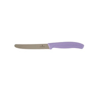 Victorinox Steak and Tomato Knife Round Tip Wavy Edge 11cm - Sunset Purple