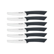 Scanpan Spectrum Steak Knife Set 10cm Black Set of 6