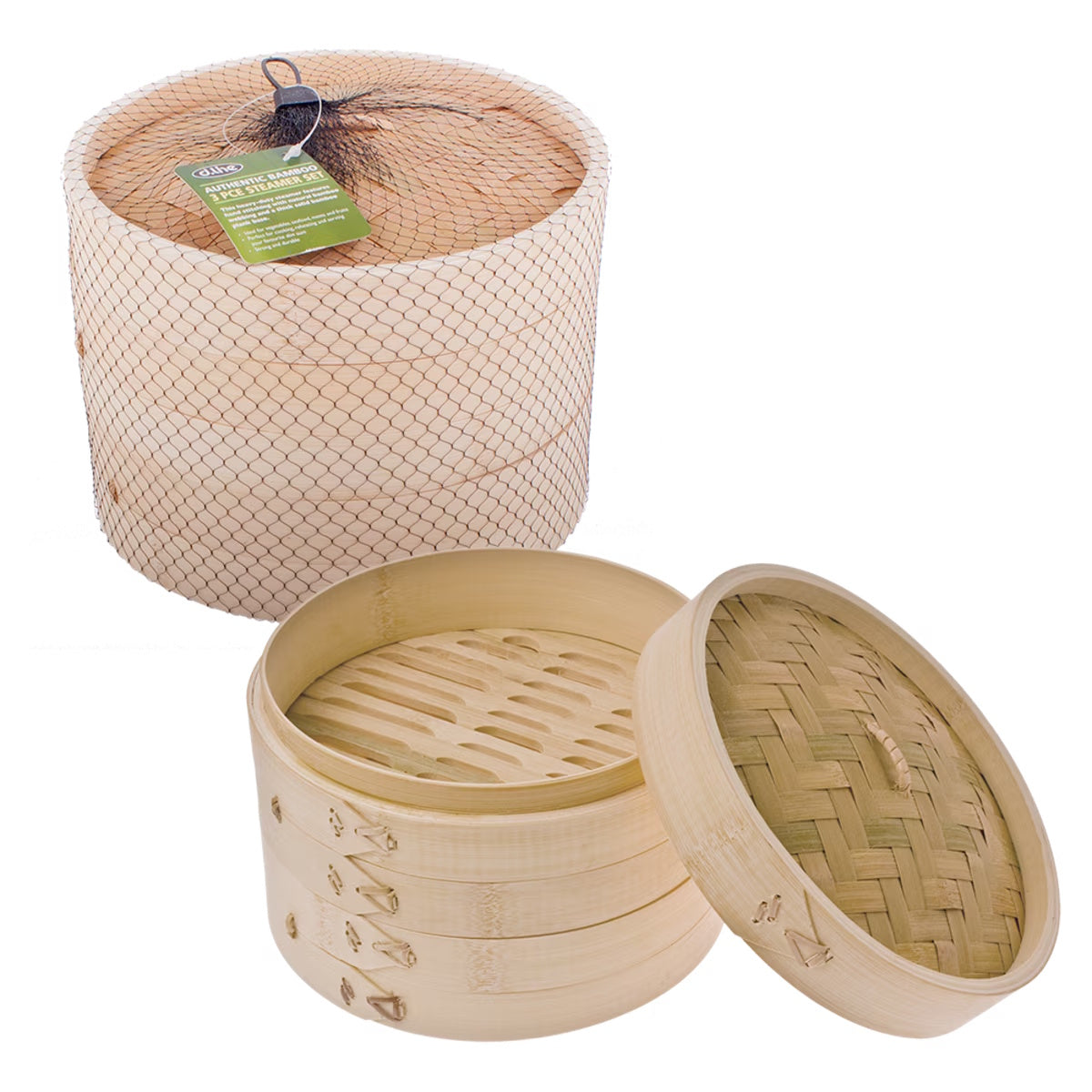 D.line Bamboo 3 Piece Steamer 20cm Dia