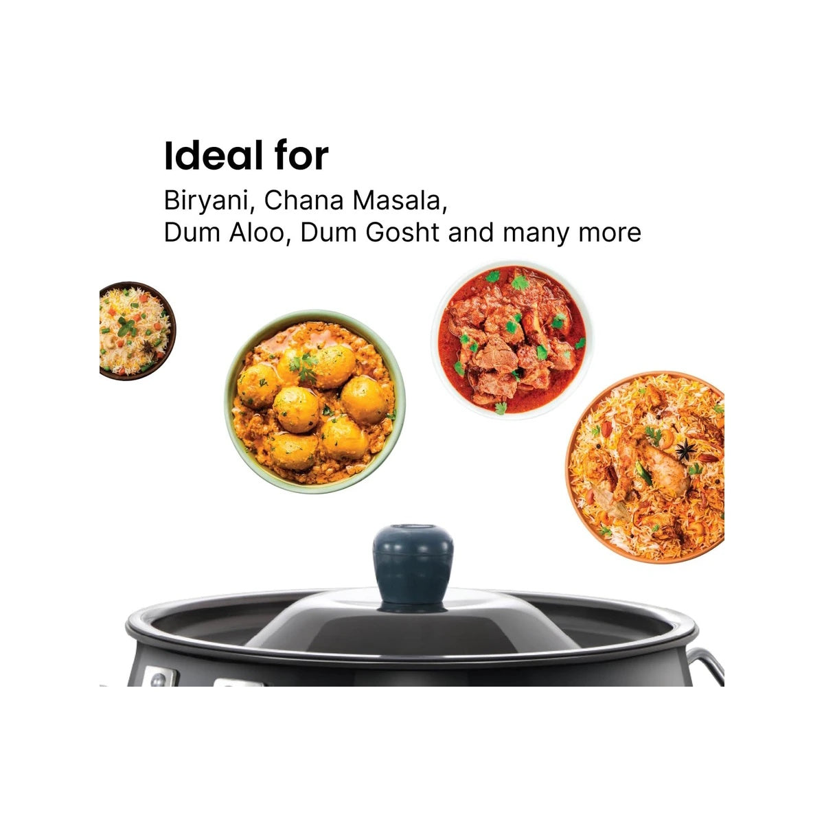 Hawkins Futura HA Biryani Handi w/Lid 8L - ABH8