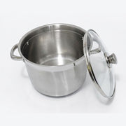 Vinod Stainless Steel Stock Pot 26cm w Glass Lid