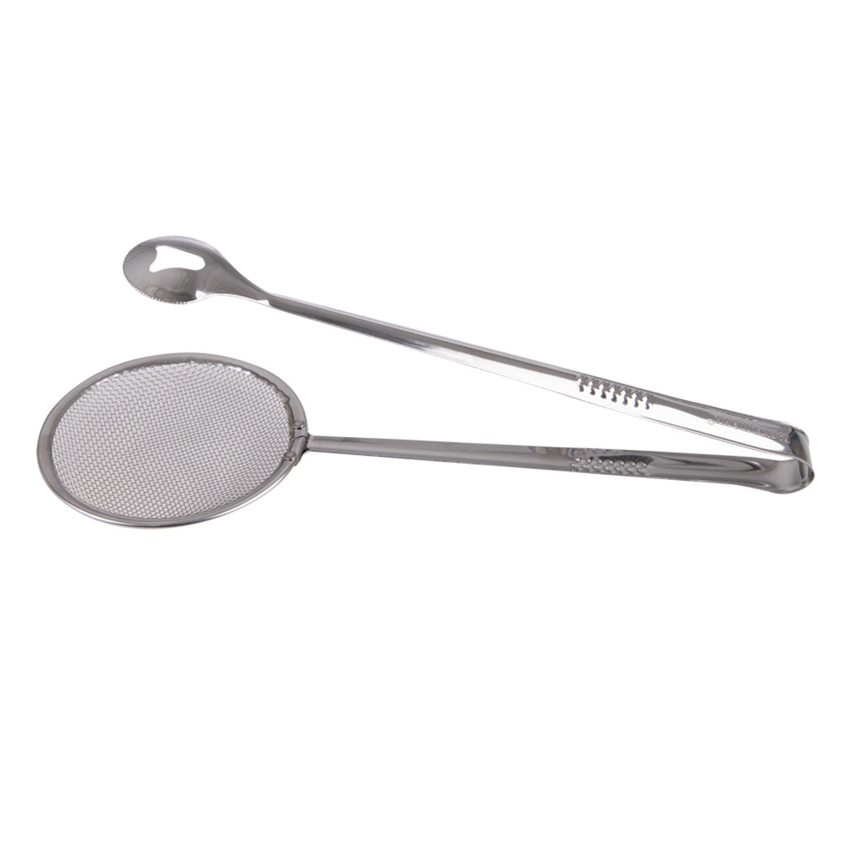 Appetito Stainless Steel Skimmer Tongs 28.5cm