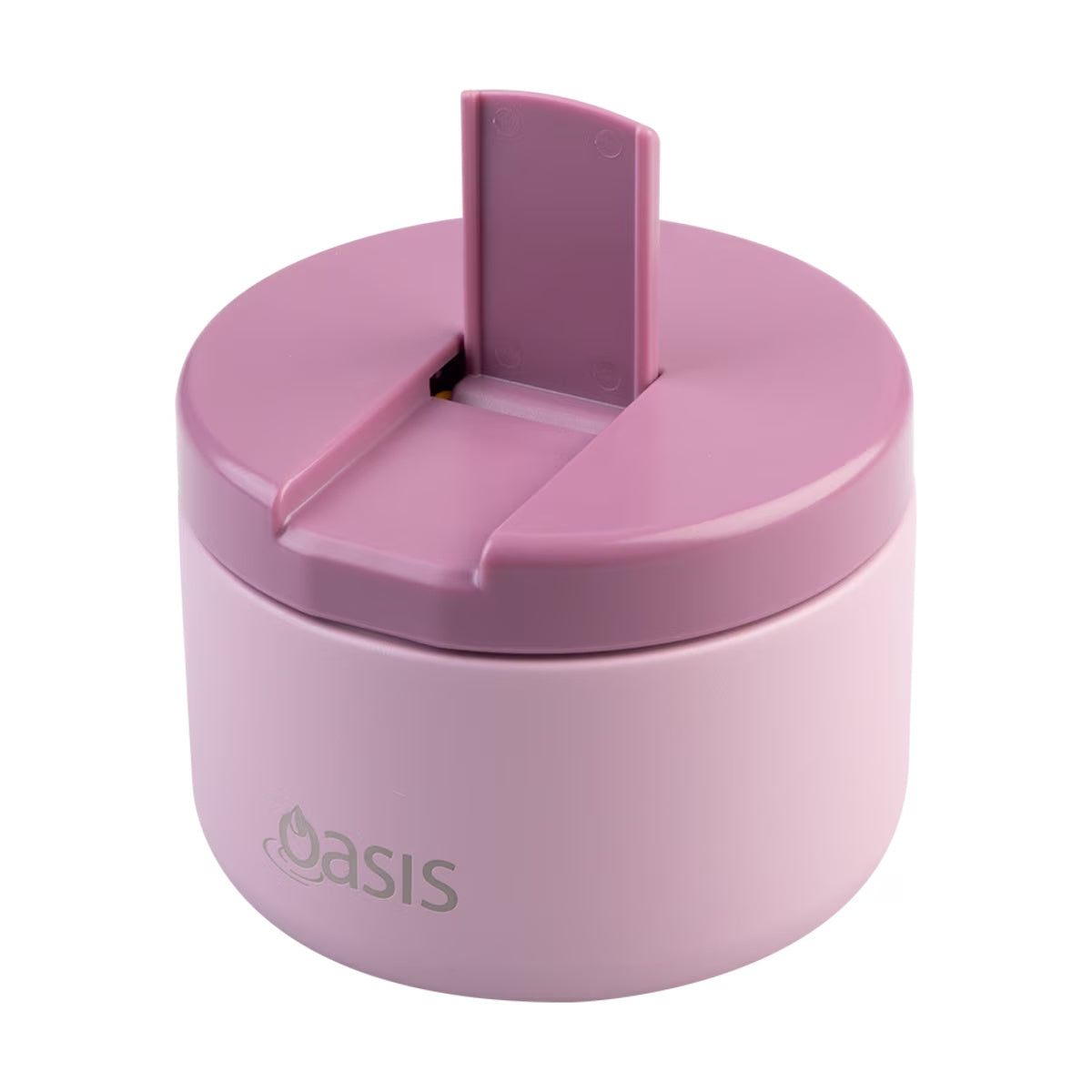 Oasis S/S Double Wall Ins Food Flask w Quick Release Lid 300ml (Blush)