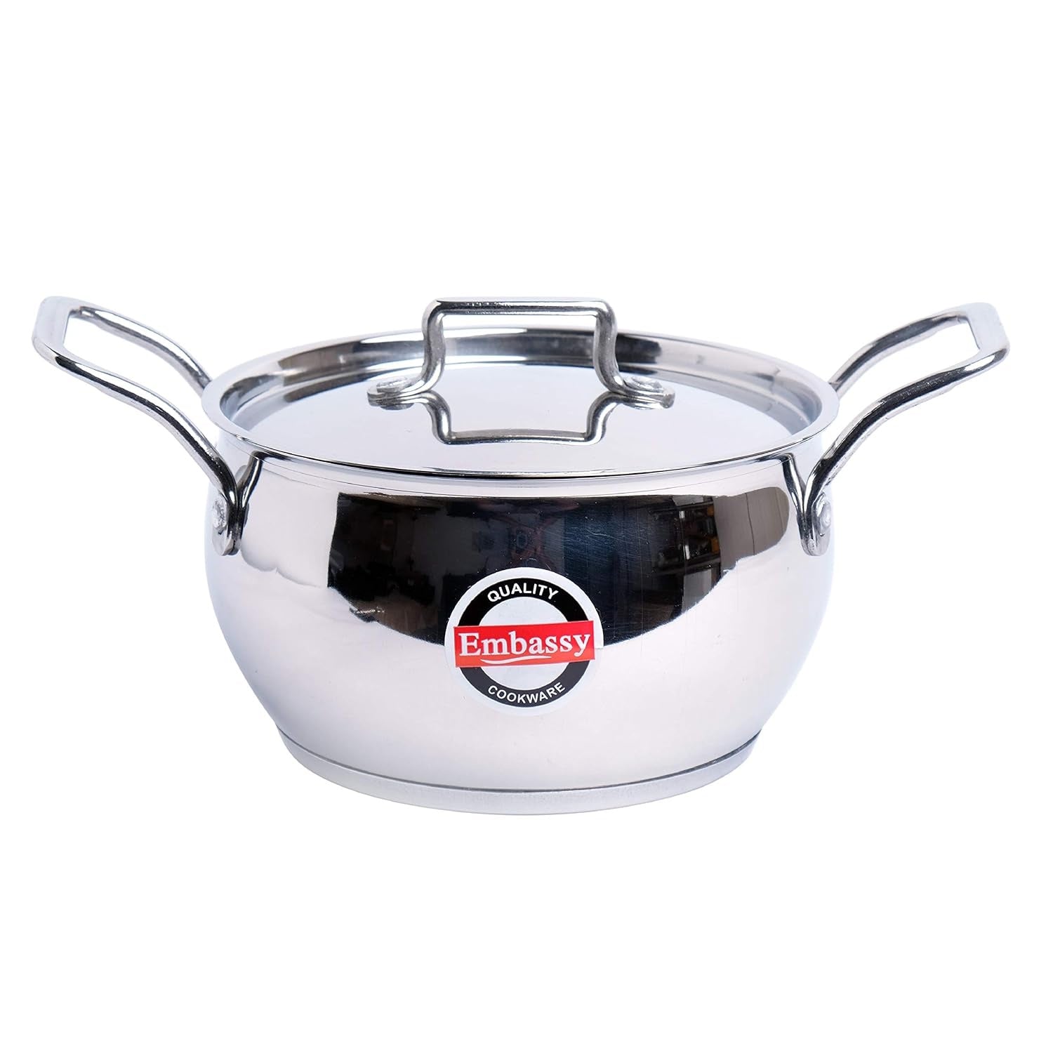 Embassy Pinnacle Dish Stainless Steel  lid Size 3, 1.8 litres, 18.5 cms