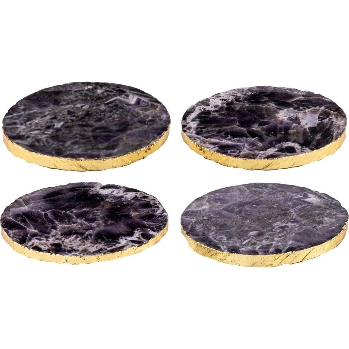 Tempa Allira Amethyst 4pk Coaster Set