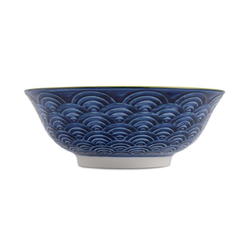 Mikasa – Ramen Noodle Bowl 21x7cm Blue Red Arc