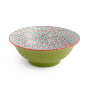 Mikasa – Ramen Noodle Bowl 21x7cm Green Blue Geometric