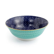 Mikasa – Ramen Noodle Bowl 21x7cm Indigo Chevron
