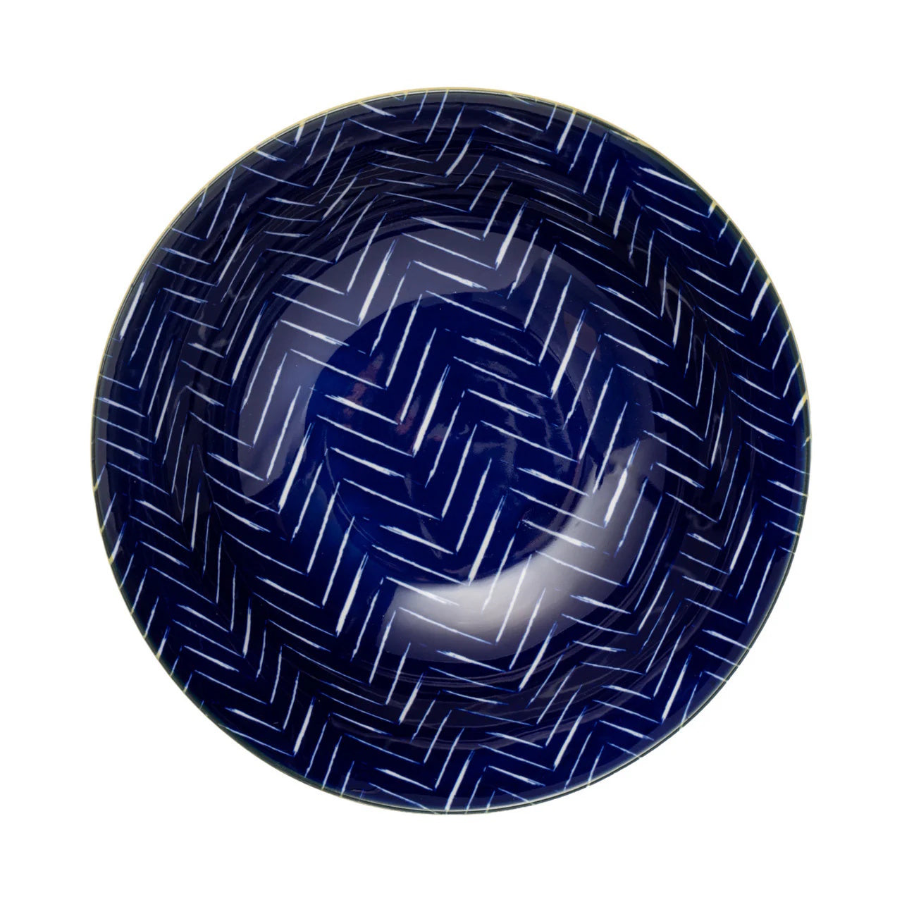 Mikasa – Ramen Noodle Bowl 21x7cm Indigo Chevron