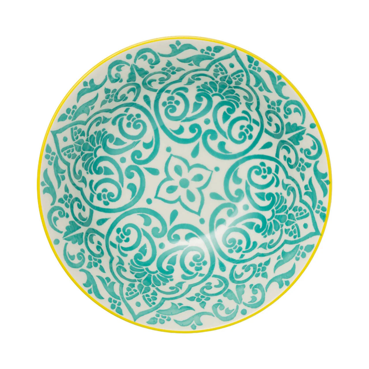 Mikasa – Ramen Noodle Bowl 21x7cm Yellow & Blue Geometric