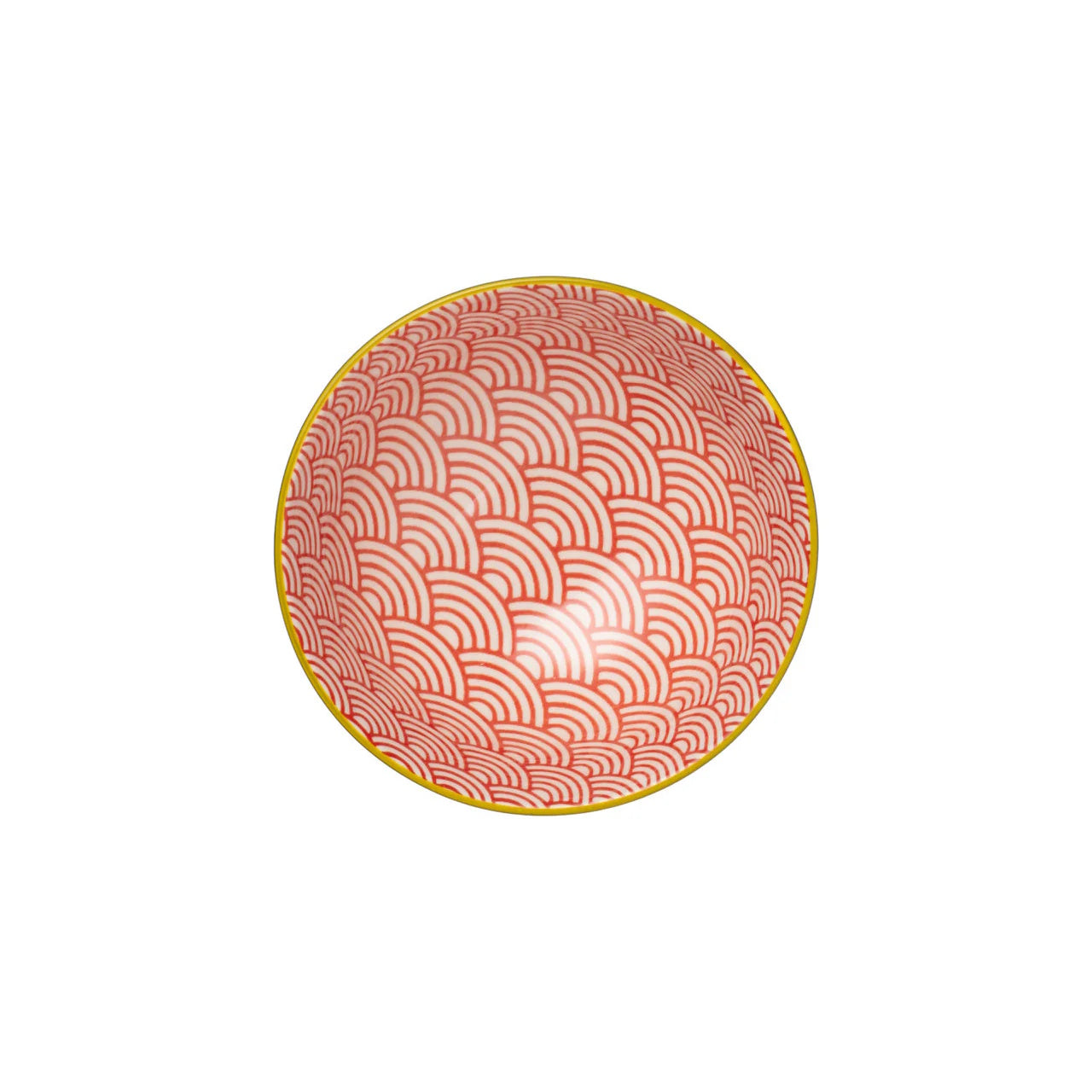 Mikasa Stoneware Nibble Bowl 12cm Red & Blue Arc