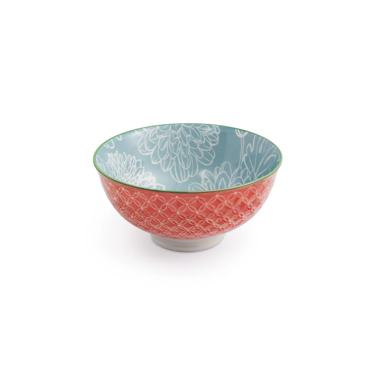 Mikasa Stoneware Nibble Bowl 12cm Grey Floral