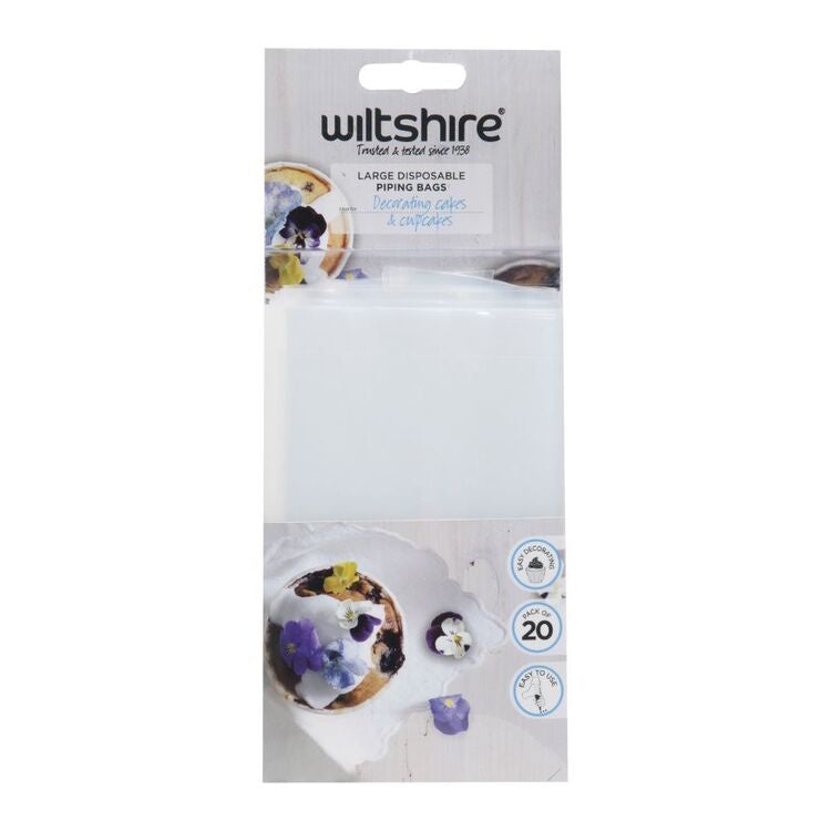 Wiltshire Disposable Piping Bags 20 Pack 40cm
